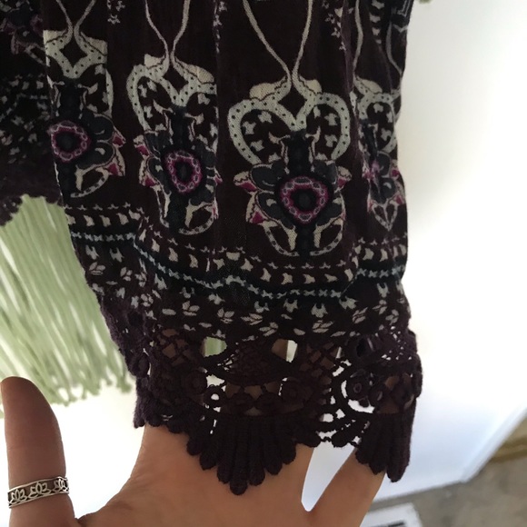 Purple Pattern Dress - Picture 2 of 4